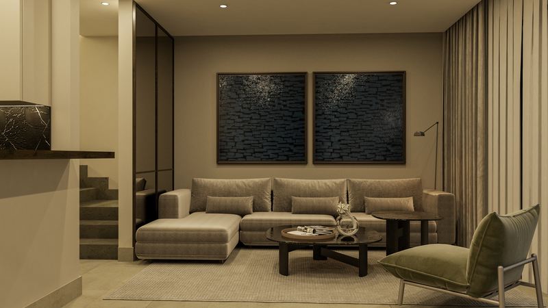 Render de la sala